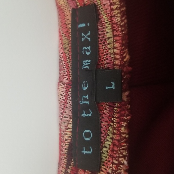 To the Max! Multi coloured Tube Dress Size L - Picture 6 of 6